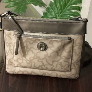 Stylish Beige and Gray Women's Bag